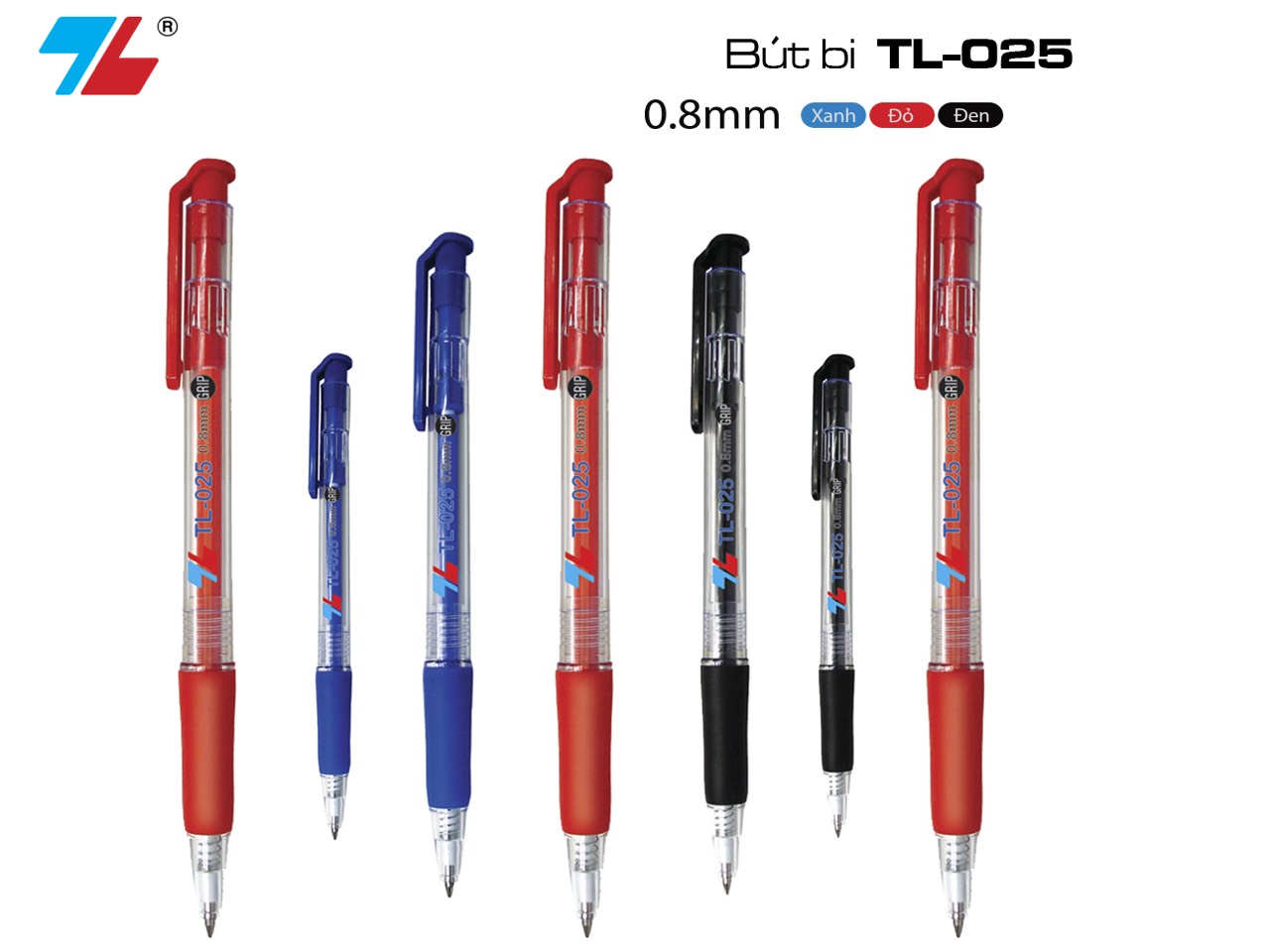 Bút bi TL025 Grip (Hộp/20c)